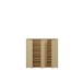 Schuhkommode >ALICE SPRINGS< in Buttergelb - 109,2x99,1x34,9cm (BxHxT)