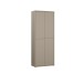 Schuhschrank >ALICE SPRINGS< in Taupe - 74,5x191,9x34,9cm (BxHxT)