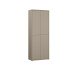 Schuhschrank >ALICE SPRINGS< in Taupe - 74,5x191,9x34,9cm (BxHxT)