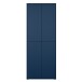 Schuhschrank >ALICE SPRINGS< in Nachtblau - 74,5x191,9x34,9cm (BxHxT)