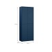 Schuhschrank >ALICE SPRINGS< in Nachtblau - 74,5x191,9x34,9cm (BxHxT)