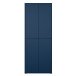 Schuhschrank >ALICE SPRINGS< in Nachtblau - 74,5x191,9x34,9cm (BxHxT)