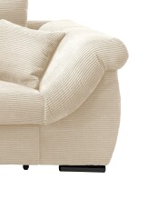 Polsterecke >Felicia< in beige, Cord - 302x89x188cm (BxHxT)