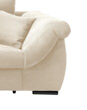 Polsterecke >Felicia< in beige, Cord - 302x89x188cm (BxHxT)