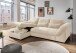 Polsterecke >Felicia< in beige, Cord - 302x89x188cm (BxHxT)