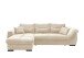 Polsterecke >Felicia< in beige, Cord - 302x89x188cm (BxHxT)