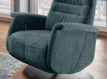 Relaxsessel >Lavina< 3-stufig verstellbar, Herzwaage-Funktion, in ocean - 72x118x85 (BxHxT)