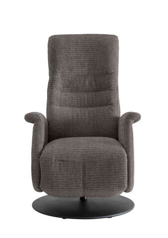 Relaxsessel >Lavina< 3-stufig verstellbar, Herzwaage, in grau-braun - 72x118x85 (BxHxT)