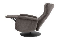 Relaxsessel >Lavina< 3-stufig verstellbar, Herzwaage, in grau-braun - 72x118x85 (BxHxT)