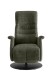 Relaxsessel >Lavina< 3-stufig verstellbar, Herzwaage, in Farbe olive - 72x118x85 (BxHxT)