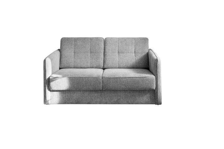 Schlafsofa >Mariya< Liegefläche ca. 120x198cm, silber - 147x89x87cm (BxHxT)