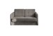 Schlafsofa >Mariya< Liegefunktion 120x198 cm, grau-braun - 147x89x87cm (BxHxT)