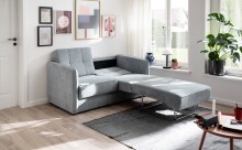 Schlafsofa >Mariya< Liegefläche 120x198 cm, mint - 147x89x87cm (BxHxT)