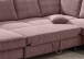 Wohnlandschaft >Rube< Liegefunktion, Stauraum, Cord rosa - 309x92x198cm (BxHxT)