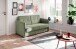 Schlafsofa >Mariya< Liegefläche 120x198 cm, Bezug grün - 147x89x87cm (BxHxT)