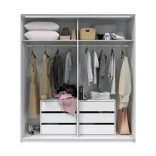Schubkasteneinsatz >Arc< (2er-Set) in weiss -...