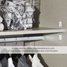 Drehtürenschrank >Alba< in grau metallic / Spiegel - 91x197x56 (BxHxT)