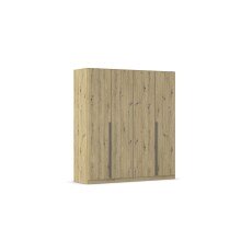 Drehtürenschrank >Alba< in Eiche Artisan Dekor...