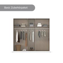 Drehtürenschrank >Alba< in Eiche Artisan Dekor - 226x197x54 (BxHxT)