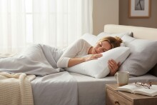 Visko Nackenstützkissen >Knautschbert< mit Winter & Sommerseite