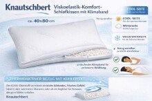 Visko Nackenstützkissen >Knautschbert< mit Winter & Sommerseite