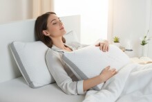 Kopfkissen >Wolkentraum< GEL EFFECT-Schaumstäbchen zum Aufschütteln - 40x80 cm