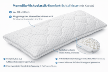 Kopfkissen >Polarstern< MemoBlu-Viskoelastik...