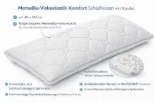 Kopfkissen >Polarstern< MemoBlu-Viskoelastik...