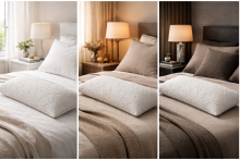 Kopfkissen >Polarstern< MemoBlu-Viskoelastik Kopfkissen 40x80 cm