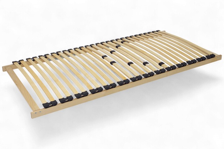 Lattenrost >Nova< in naturfarben-anthrazit, Holz - 200x100x7cm (LxBxH)