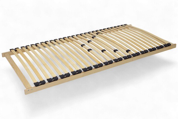 Lattenrost >Nova< in naturfarben-anthrazit, Holz - 200x100x7cm (LxBxH)
