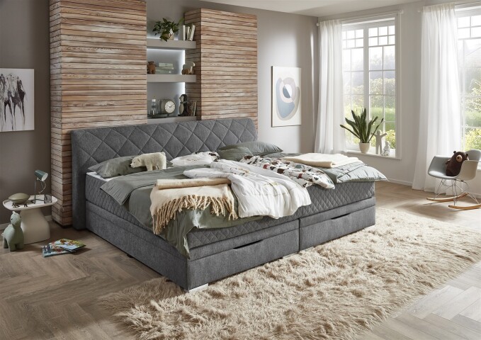 Boxspringbett >SoftNight< inklusive 7-Zonen-TTFK-Matratzen Familienbe, 1.569,00 €