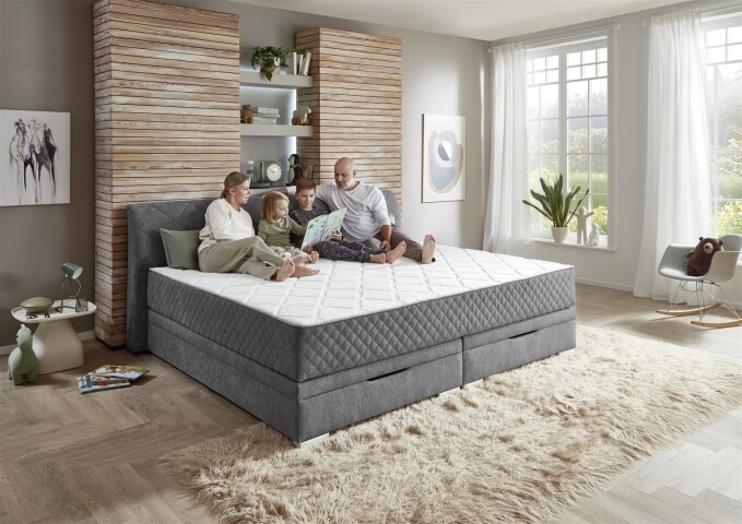 Boxspringbett >SoftNight< inklusive 7-Zonen-TTFK-Matratzen Familienbe, 1.569,00 €