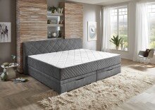 Boxspringbett >SoftNight< inklusive 7-Zonen-TTFK-Matratzen Familienbett 240x200 cm