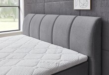 Boxspringbett >Ruhepol< mit 7 Zonen TTFK Matratze inkl. Topper - 180x200 cm
