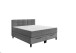 Boxspringbett >TraumZeit< inkl. wendbare 7 Zonen TTFK Matratze & Topper - 180x200 cm anthrazit