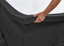 Boxspringbett >Young< inkl. Topper, USB und...