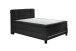 Boxspringbett >Young< inkl. Topper, USB und LED-Beleuchtung anthrazit - 140x200 cm