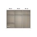 Drehtürenschrank >Koda< in alpinweiß / Atlantic Oak dunkel - 271x210x54 (BxHxT)