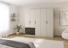 Drehtürenschrank >Koda< in champagner /...