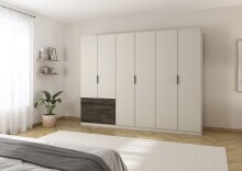 Drehtürenschrank >Koda< in champagner /...