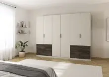 Drehtürenschrank >Koda< in champagner /...