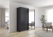 Schwebetürenschrank >Elara< in grau metallic / Spiegel - 181x210x62 (BxHxT)