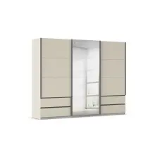 Schwebetürenschrank >Elara< in champagner /...