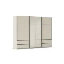 Schwebetürenschrank >Elara< in champagner /...