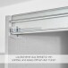 Schwebetürenschrank >Elara< in champagner / Glas champagner - 271x210x62 (BxHxT)
