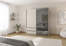 Schwebetürenschrank >Elara< in champagner /...