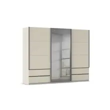 Schwebetürenschrank >Elara< in champagner /...