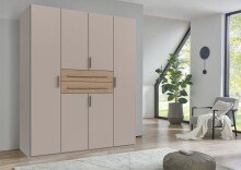 Drehtürenschrank >DIGIT< in KASCHMIR / DORENA EICHE DEKOR - 180x208x58cm (BxHxT)