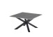 Couchtisch >Janin< (2er-Set) Steinoptik-grau / schwarz- 80x45x80 / 55x55x55 (B/H/T)